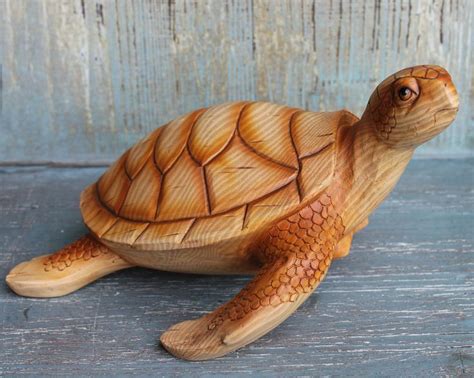 簡單木雕|How simple wood carving a sea turtle 如何簡單的木雕。